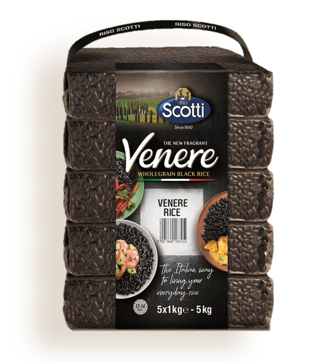 riso-scotti-venere-riz-noir-complet-italien-5-x-1-kg image 1