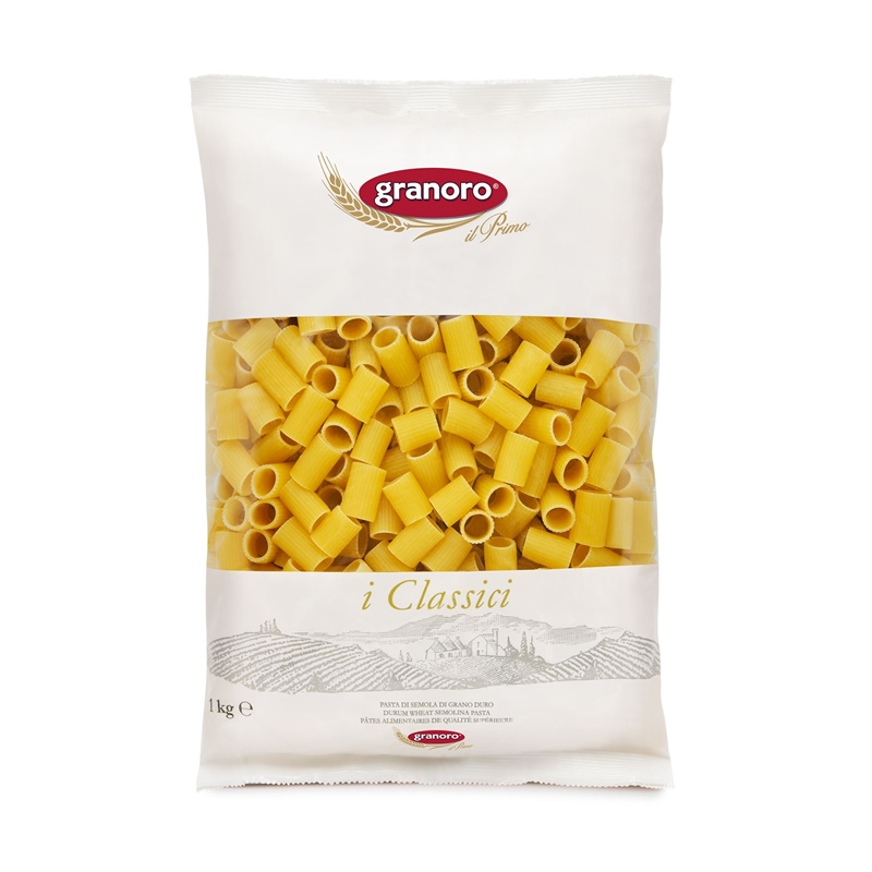 granoro-i-classici-mezzi-rigatoni-n-18-p-tes-courtes-1-kg image 1