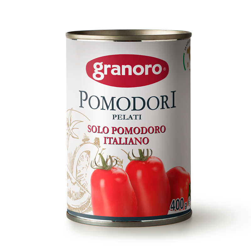 granoro-dedicato-pomodori-pelati-interi-400g-tomates-pel-es-enti-res-italiennes image 1