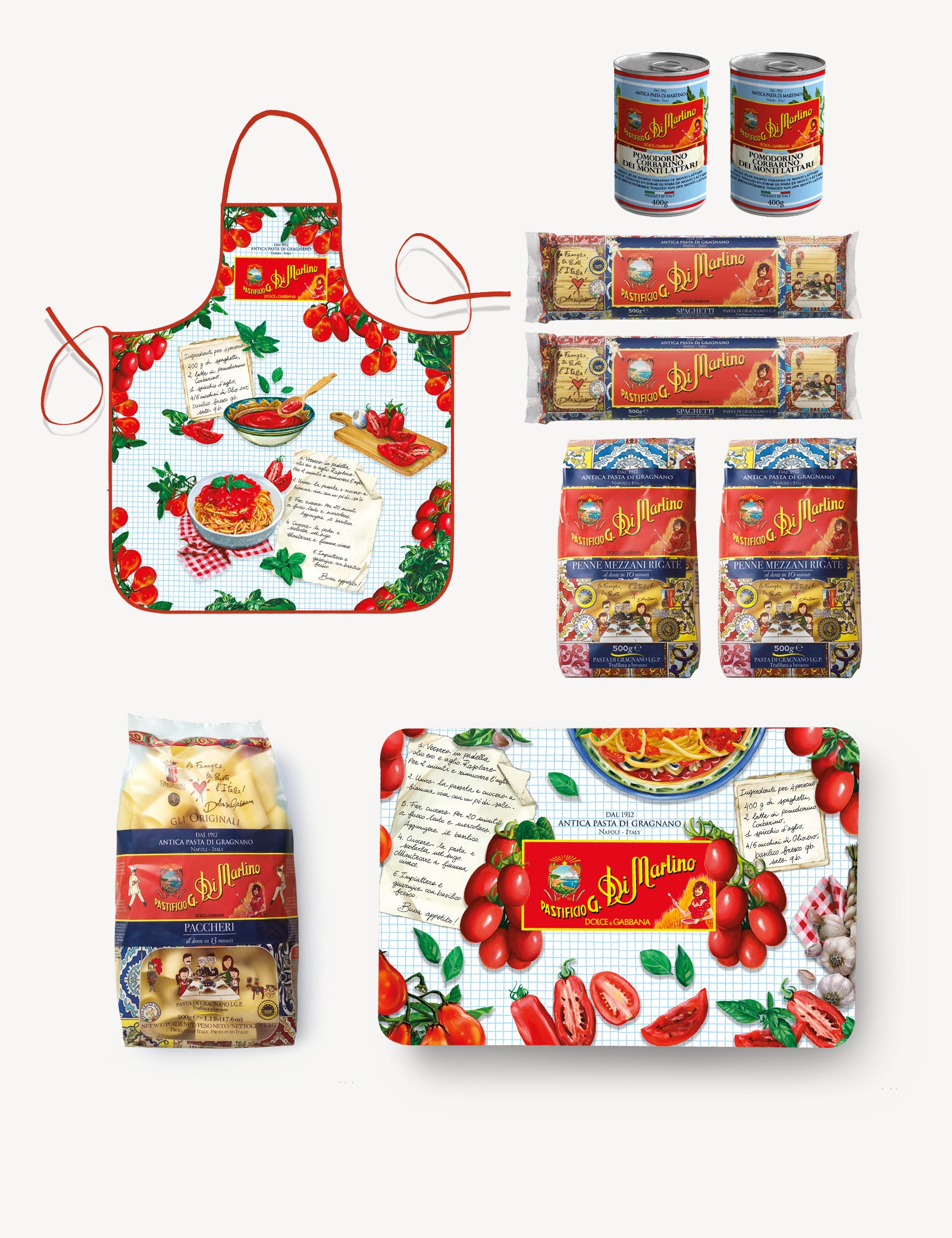 di-martino-la-pummarola-dolce-gabbana-coffret-latta-gragnano-igp-corbarino image 2