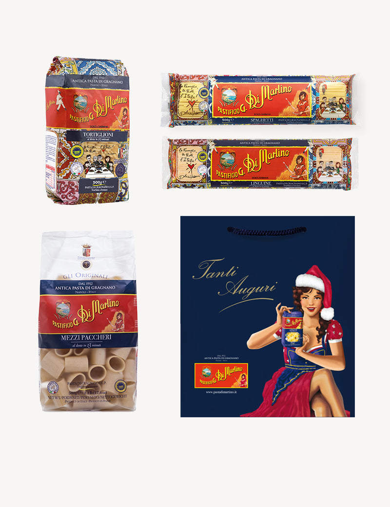 di-martino-gift-bag-natale-sac-cadeau-4-x-500g-gragnano-igp image 2