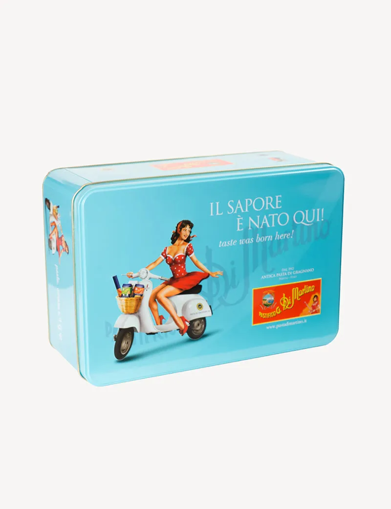 di-martino-cofanetto-turchese-avec-pin-up-s-lection-6-x-500g-gragnano-igp image 1