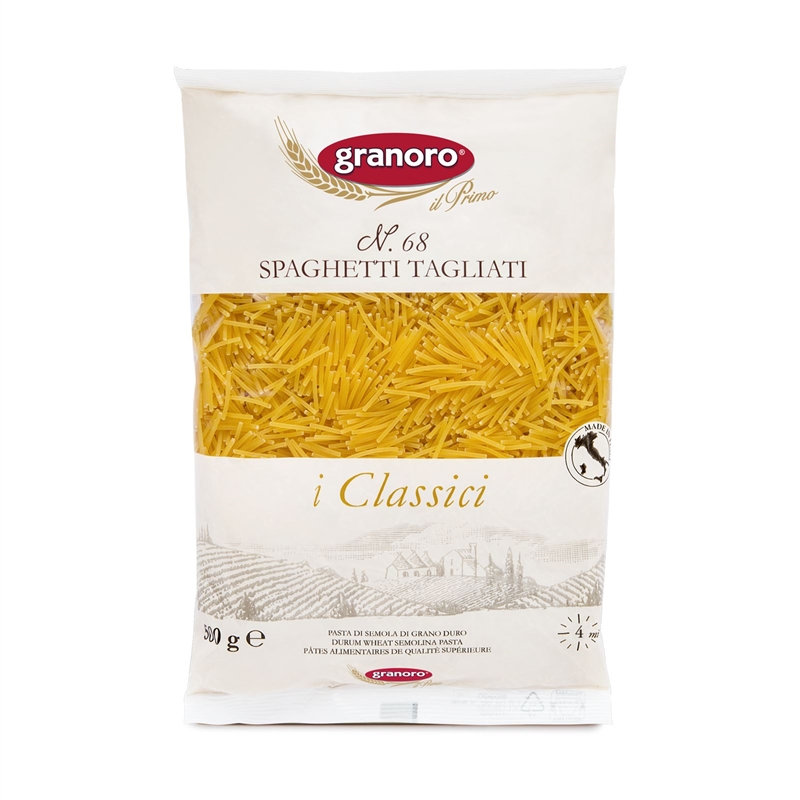 granoro-i-classici-spaghetti-tagliati-n-68-p-tes-courtes-italiennes image 1
