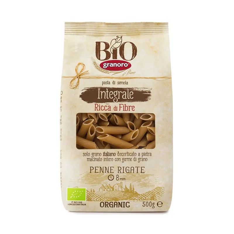granoro-penne-rigate-n-103-bio-integrale-p-tes-compl-tes-biologiques image 1