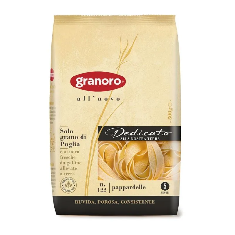 granoro-dedicato-pappardelle-all-uovo-n-122-p-tes-aux-ufs-de-puglia image 1