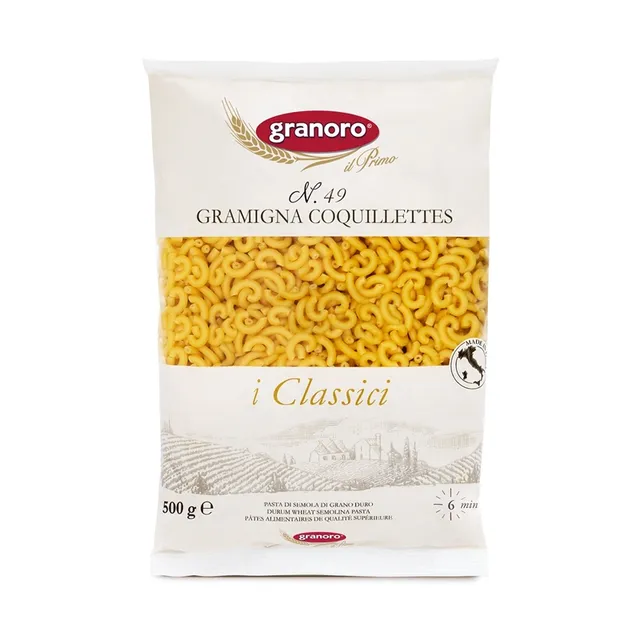 granoro-i-classici-gramigna-coquillettes-n-49-p-tes-courtes image 1