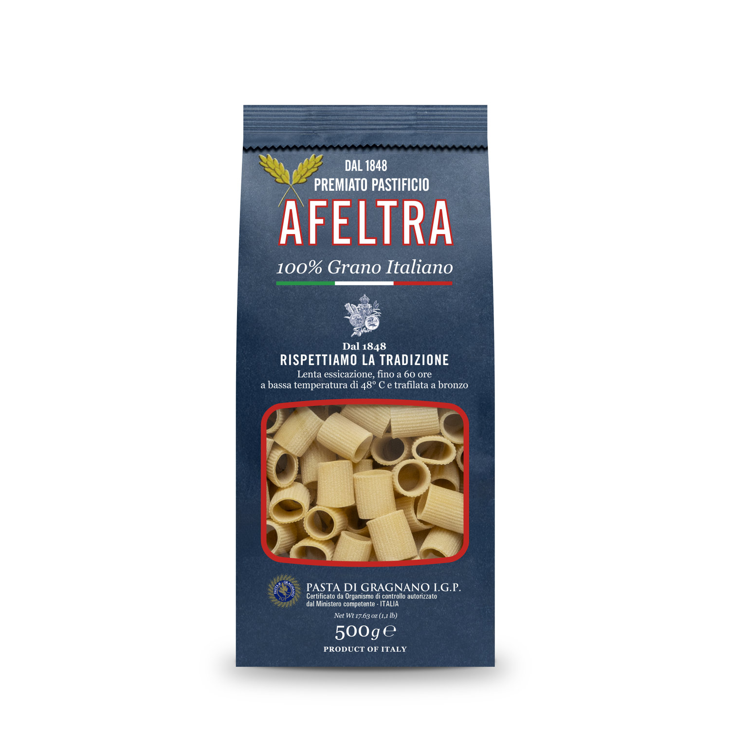 afeltra-tubettone-rigato-p-tes-100-bl-italien image 1