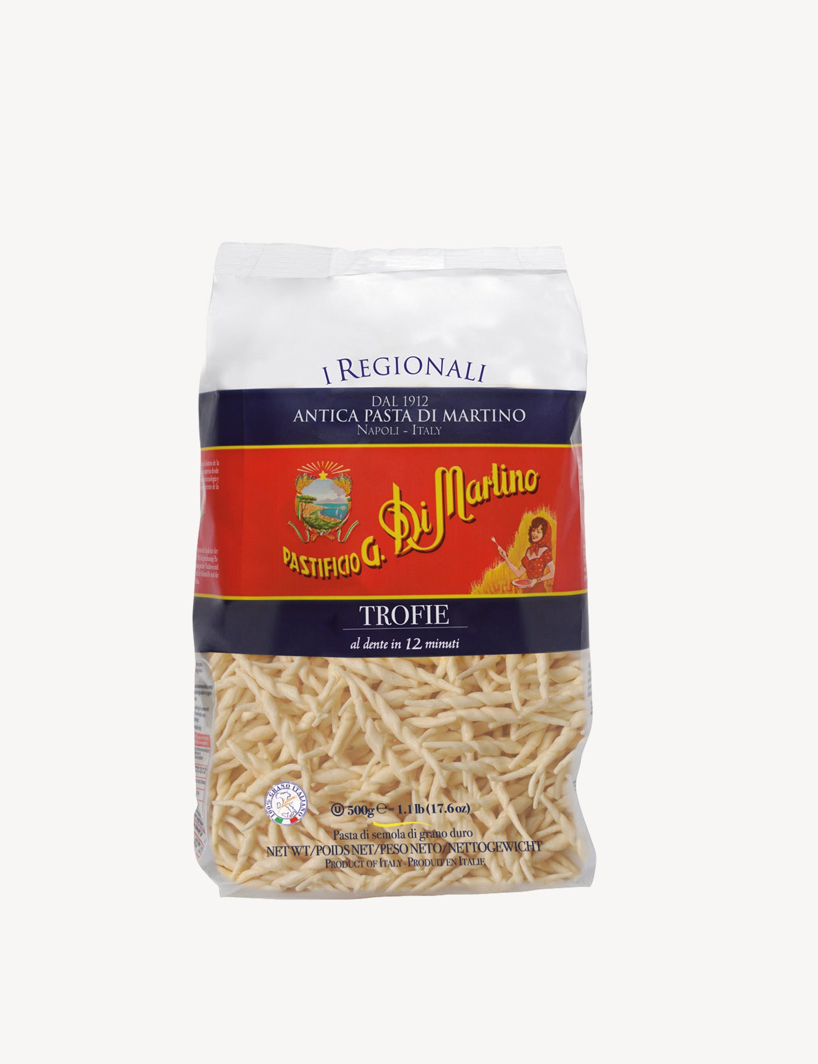 di-martino-trofie-p-tes-de-gragnano-au-pesto-500g image 1
