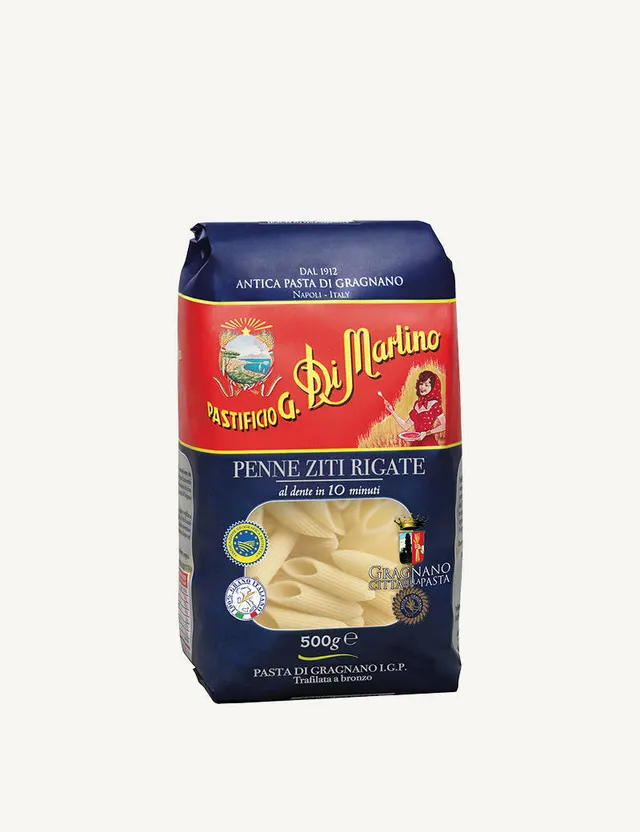 di-martino-penne-ziti-rigate-p-tes-courtes-gragnano-500g image 1
