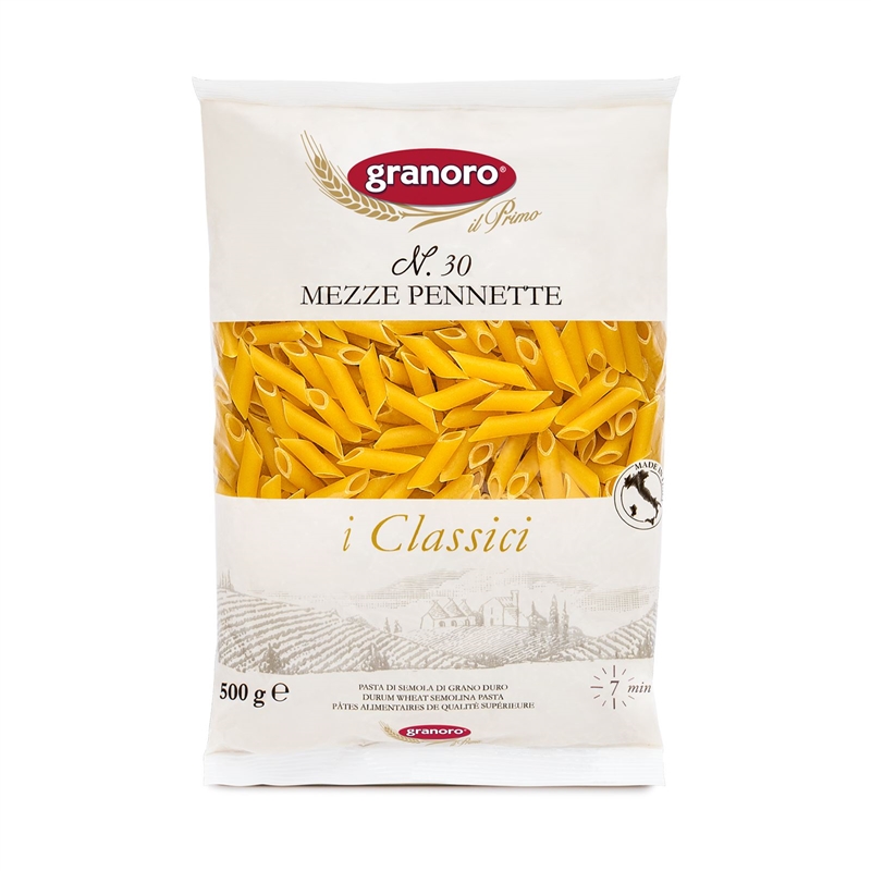 granoro-i-classici-mezze-pennette-n-30-p-tes-courtes image 1