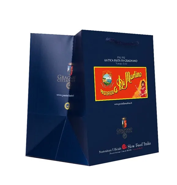 di-martino-shopper-blu-sac-cadeau-r-utilisable image 1