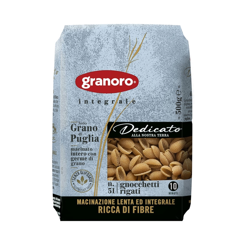 granoro-dedicato-integrale-gnocchetti-rigati-n-51 image 1