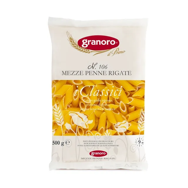 granoro-i-classici-mezze-penne-rigate-n-106-p-tes-courtes-italiennes image 1