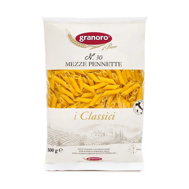 granoro-i-classici-mezze-pennette-n-30-p-tes-courtes image 1