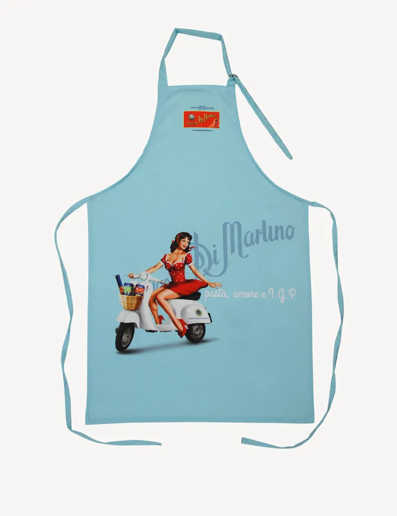 di-martino-tablier-pin-up-turquoise-taille-unique-unisexe image 1