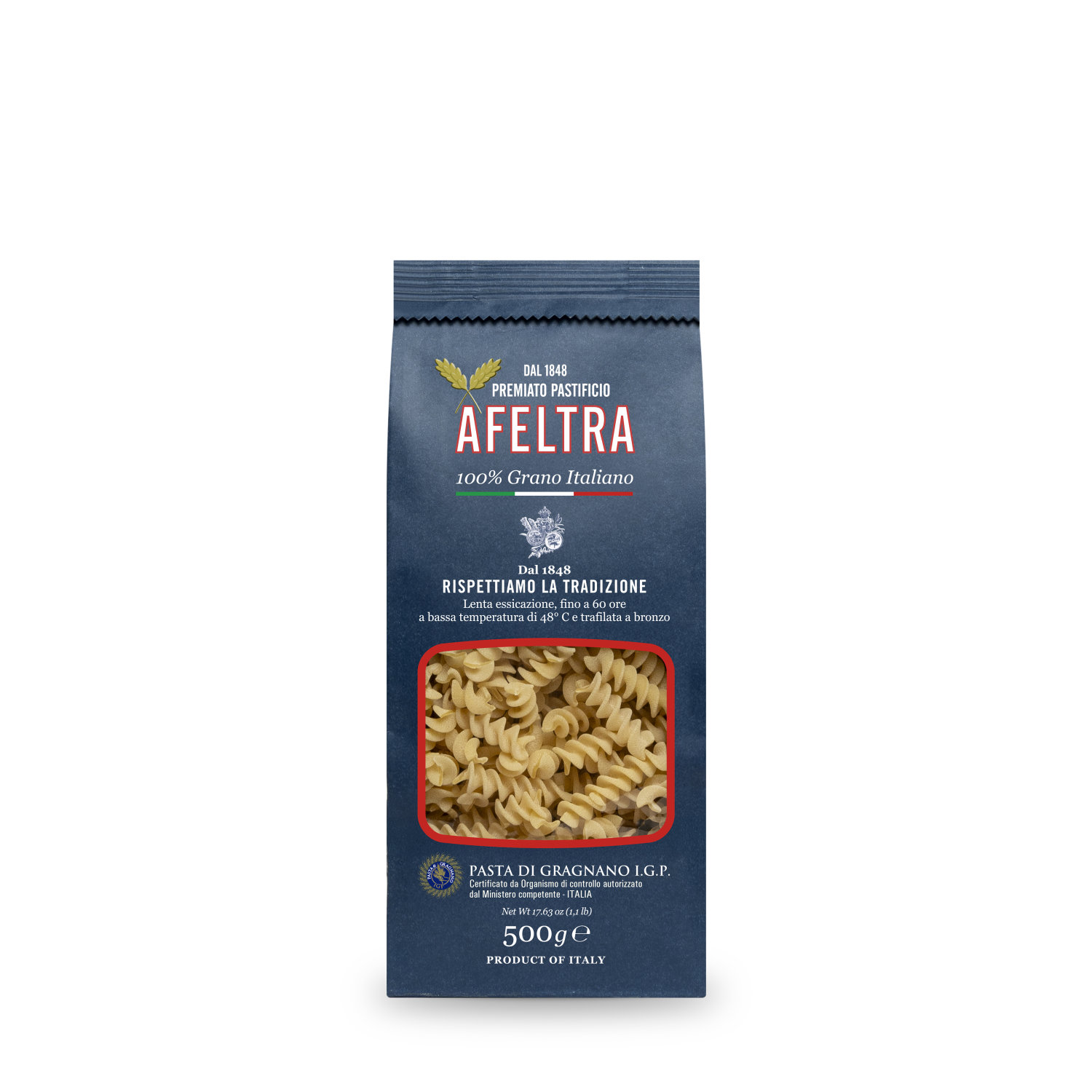 afeltra-tortiglione-p-tes-italiennes-100-bl-italien image 1