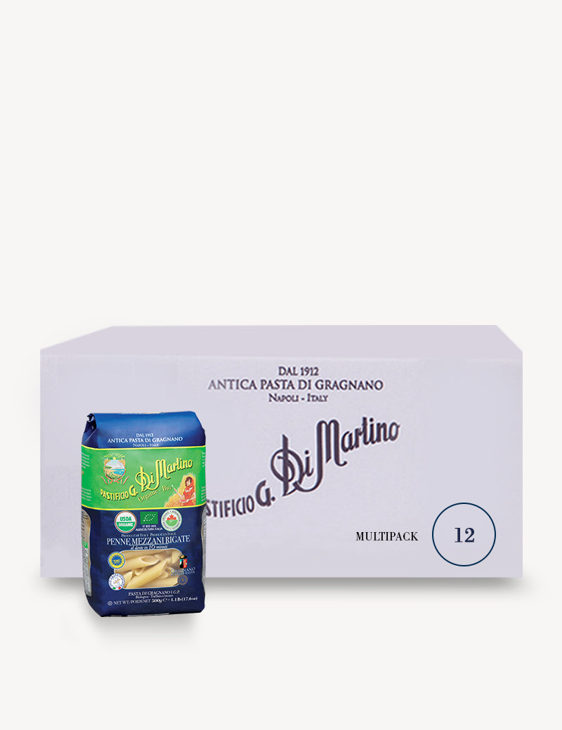 di-martino-penne-mezzani-rigate-bio-p-tes-courtes-bio-coupe-oblique image 3