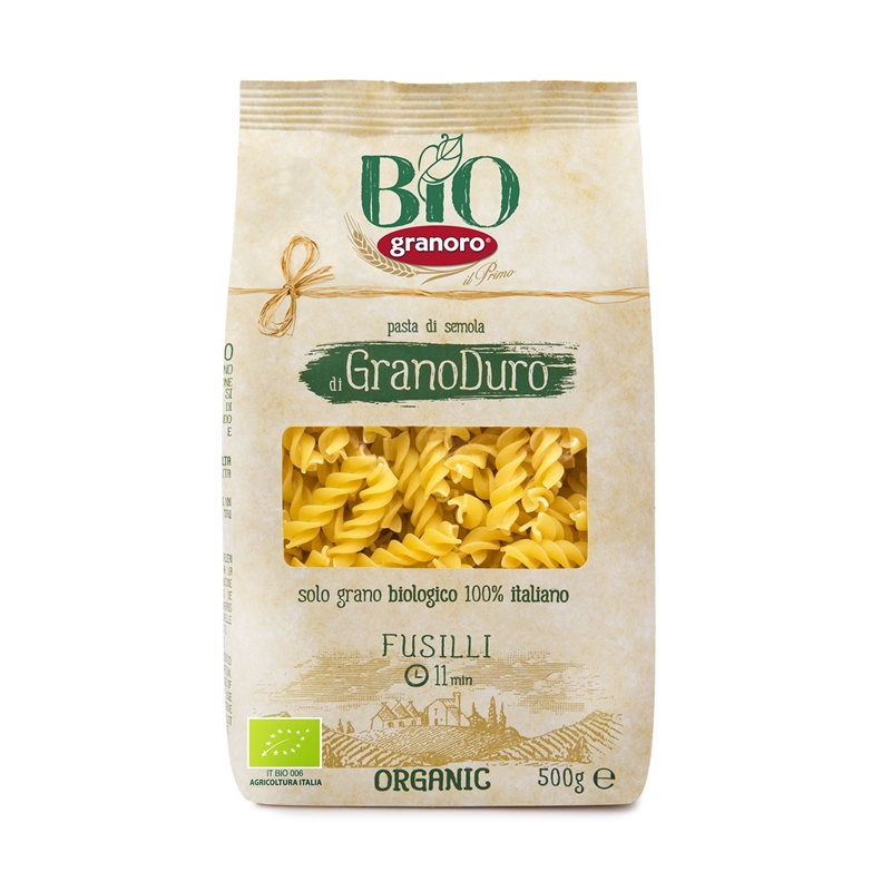 granoro-bio-n-100-fusilli-p-tes-italiennes-biologiques image 1