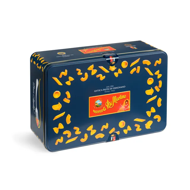 di-martino-cofanetto-blu-coffret-m-tal-6-x-500-g-pasta-di-gragnano-igp-3-kg image 1
