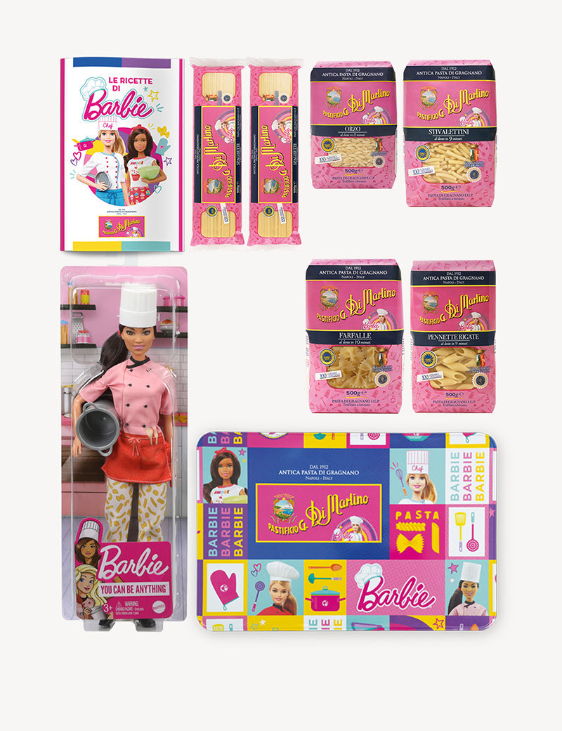 di-martino-cofanetto-barbie-poup-e-pasta-chef-coffret-enfants image 2