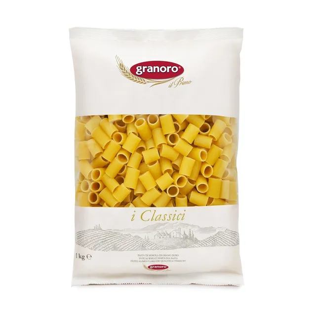 granoro-i-classici-mezzi-rigatoni-n-18-p-tes-courtes-1-kg image 1