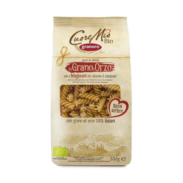granoro-cuore-mio-bio-n-100-fusilli-biologiques-aux-b-ta-glucanes image 1