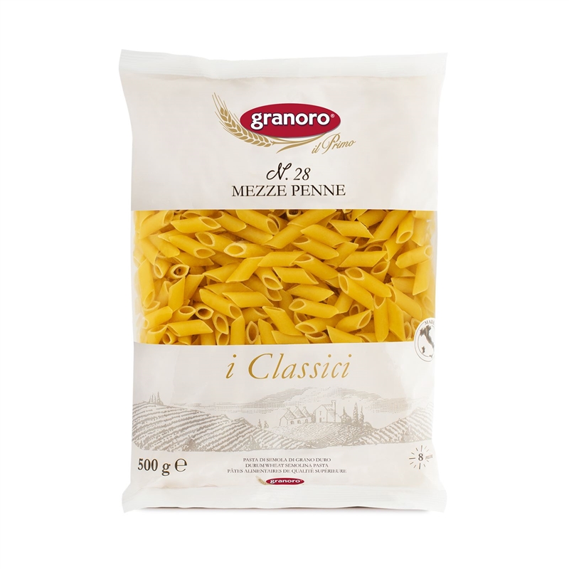 granoro-i-classici-mezze-penne-n-28-p-tes-courtes-lisses image 1