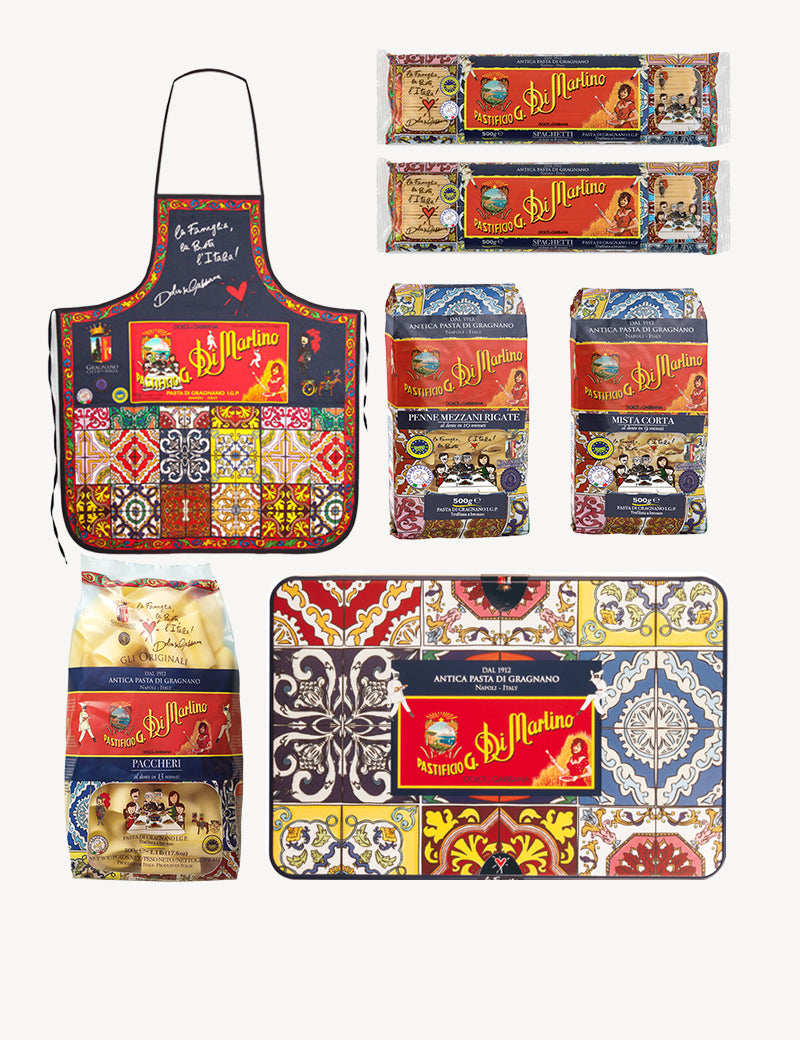 di-martino-x-dolce-gabbana-the-original-coffret-5-p-tes-gragnano-igp-tablier image 2