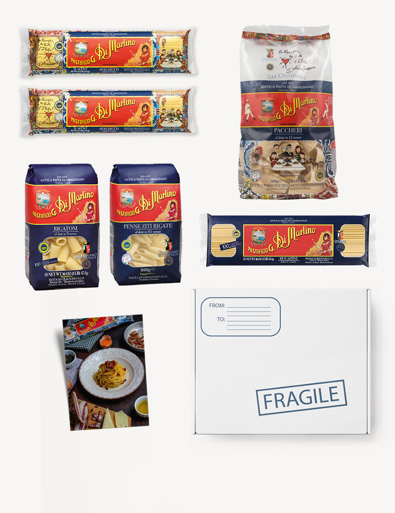 di-martino-box-carbonara-coffret-pasta-di-gragnano-igp-pour-carbonara image 2