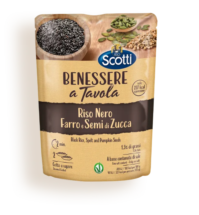 riso-scotti-benessere-riz-noir-peautre-et-graines-de-citrouille image 1