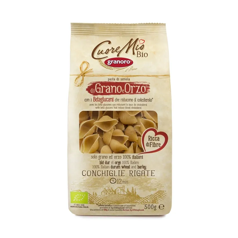 granoro-cuore-mio-bio-conchiglie-rigate-n-105-p-tes-aux-b-ta-glucanes image 1