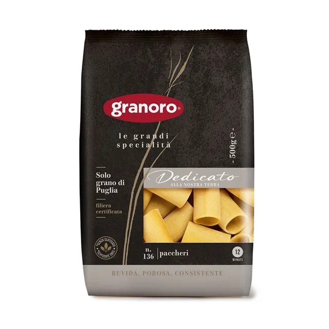 granoro-dedicato-paccheri-n-136-p-tes-grandes-sp-cialit-s-100-puglia image 1