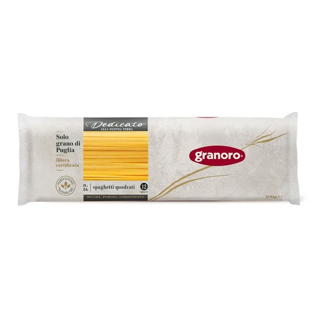 granoro-dedicato-spaghetti-quadrati-n-86-p-tes-s-ches-italiennes image 1
