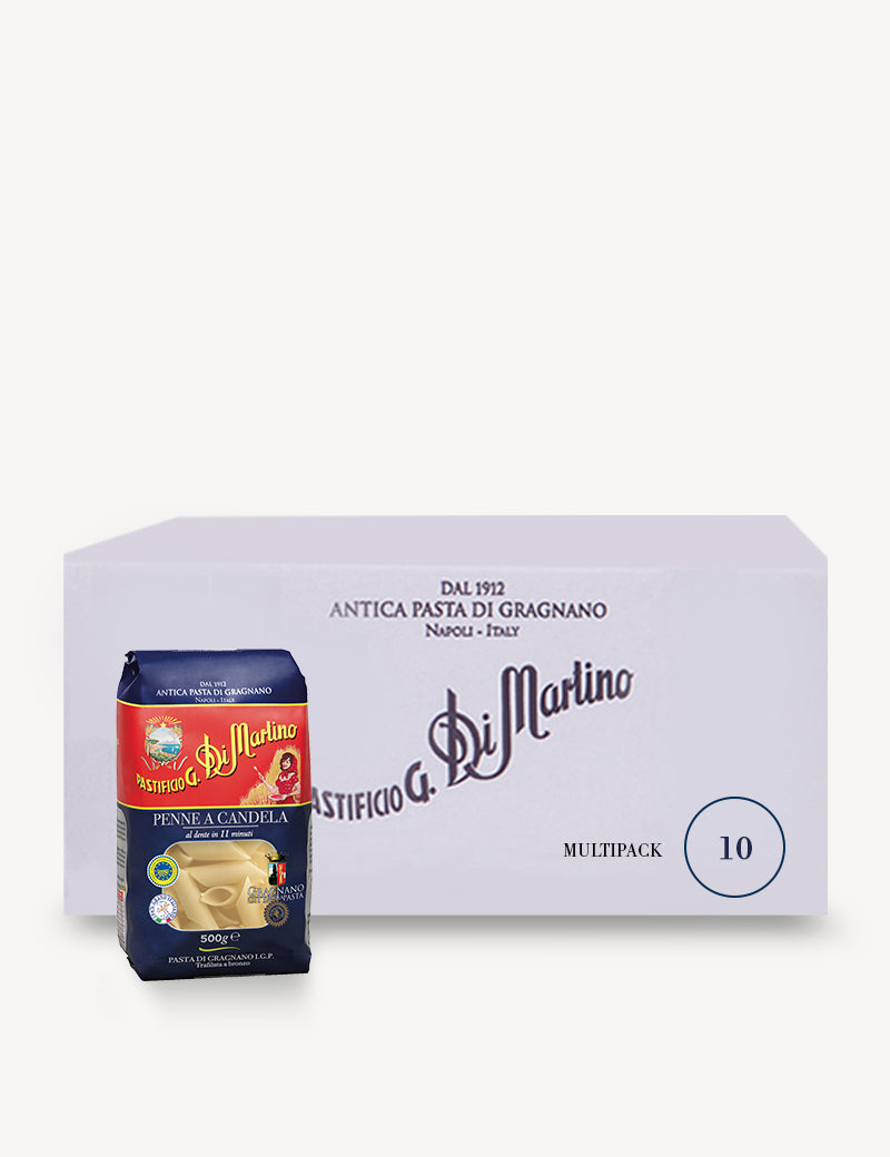 di-martino-penne-a-candela-p-tes-courtes-lisses-gragnano image 3