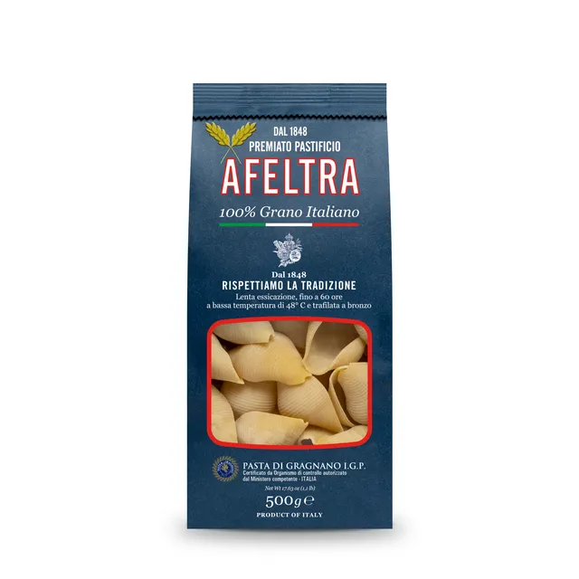 afeltra-conchiglione-rigato-p-tes-italiennes-premium-100-bl-italien image 1