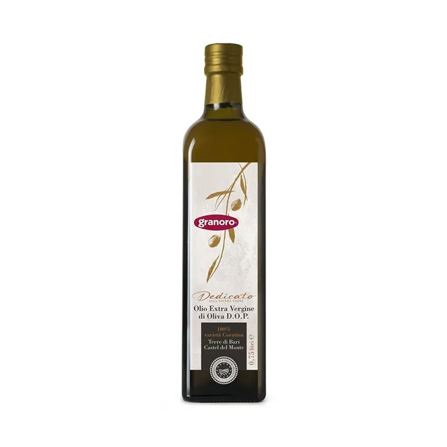 granoro-dedicato-huile-d-olive-extra-vierge-dop-0-75-l-coratina-des-pouilles image 1
