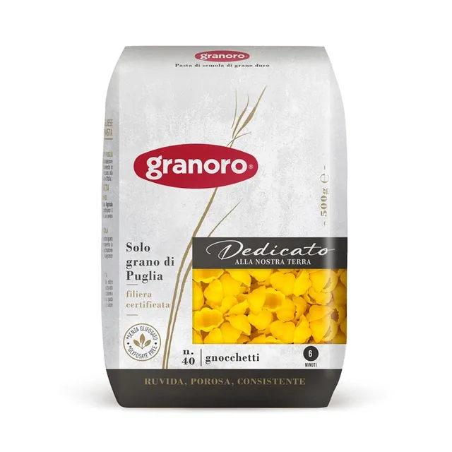 granoro-dedicato-n-40-gnocchetti-p-tes-italiennes-de-semoule-de-bl-dur-100-pouil image 1