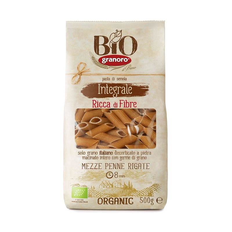 granoro-bio-int-grale-mezze-penne-rigate-n-106-p-tes-compl-tes-bio image 1