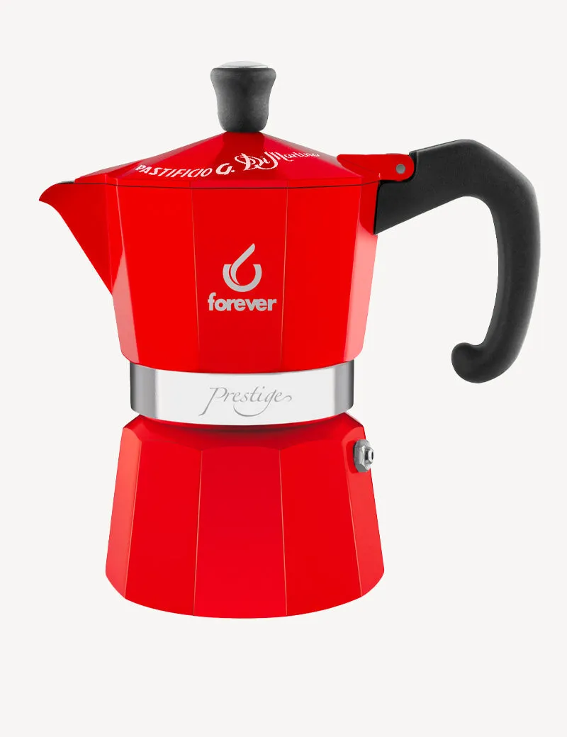 di-martino-caffettiera-rossa-prestige-moka-italienne-classique image 1