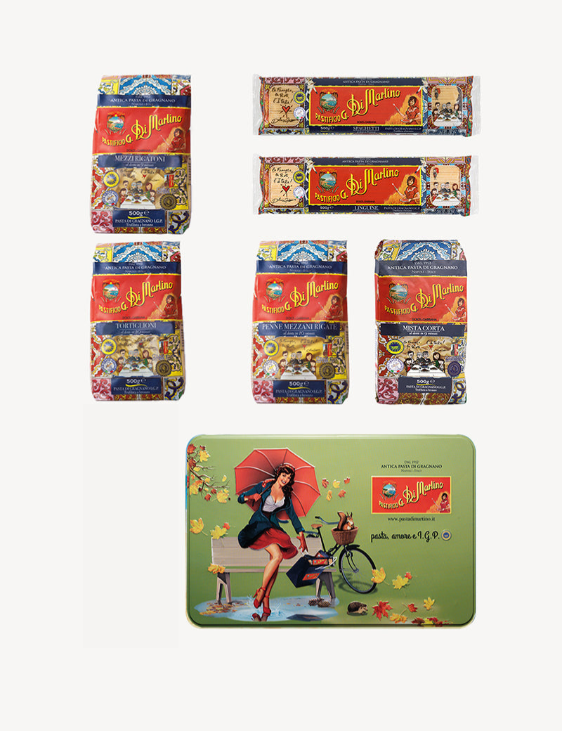 di-martino-cofanetto-autunno-pin-up-bo-te-m-tal-6x-500g-pasta-di-gragnano-igp image 2