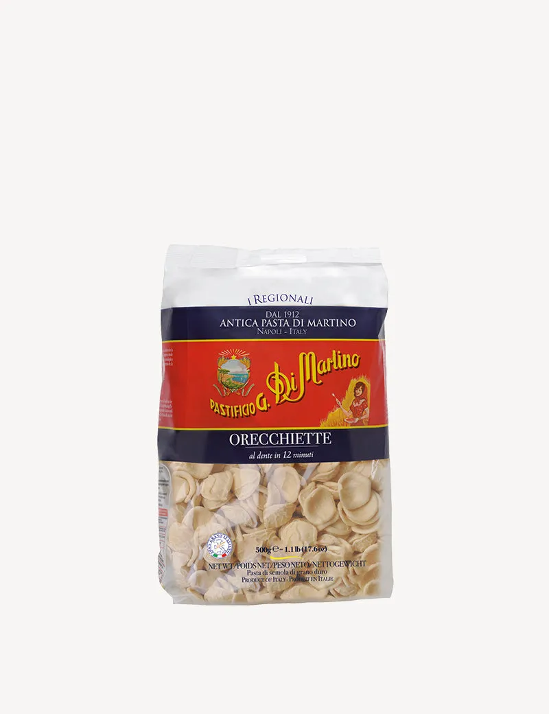 di-martino-orecchiette-pugliesi-p-tes-italiennes-au-bl-italien-pour-cime-di-rapa image 1