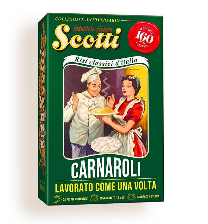 riso-scotti-carnaroli-anniversaire-paquet-vert-dition-1950 image 1
